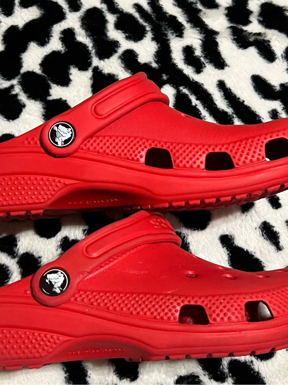 New Kids Red Crocs - US J3